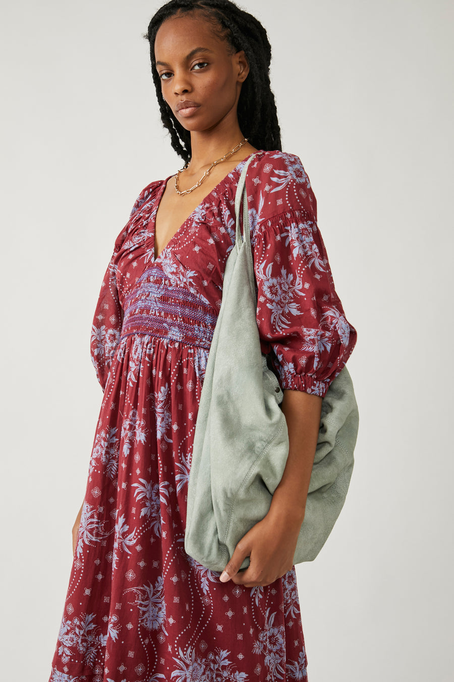 Free People WTF Sun Faded Hobo - Cactus FINAL SALE