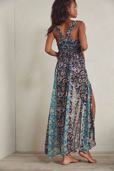 Free People FP Dance with Me Printed Maxi FINAL SALE