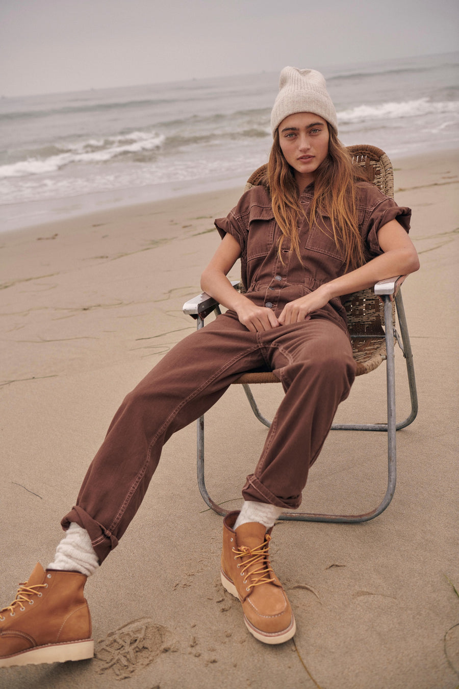 Free People Marci Jumpsuit Pinecone