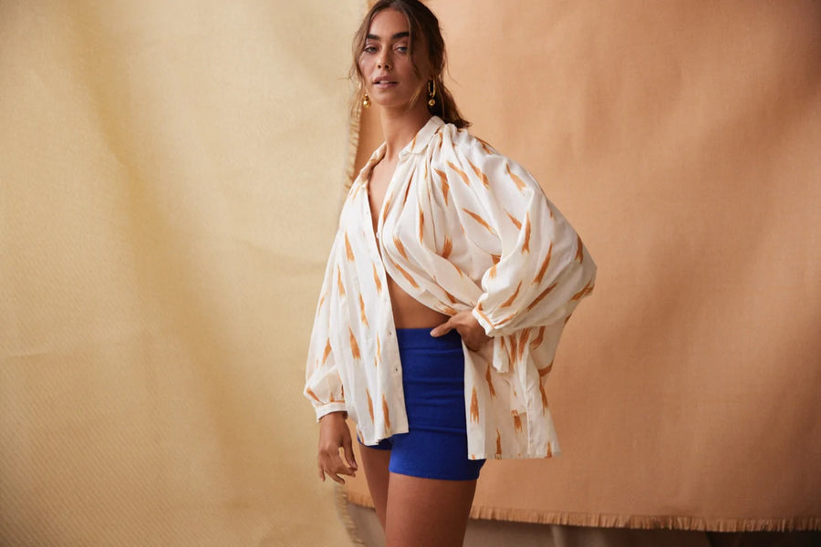 Kinga Csilla Humming Pia Shirt - White