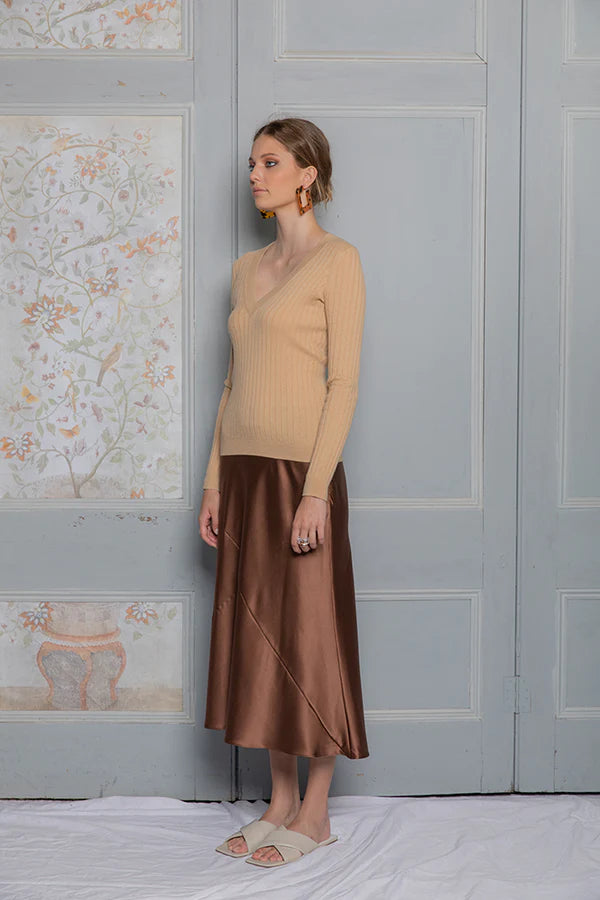 ST.CLOUD Long Sleeve V Neck Knit FINAL SALE