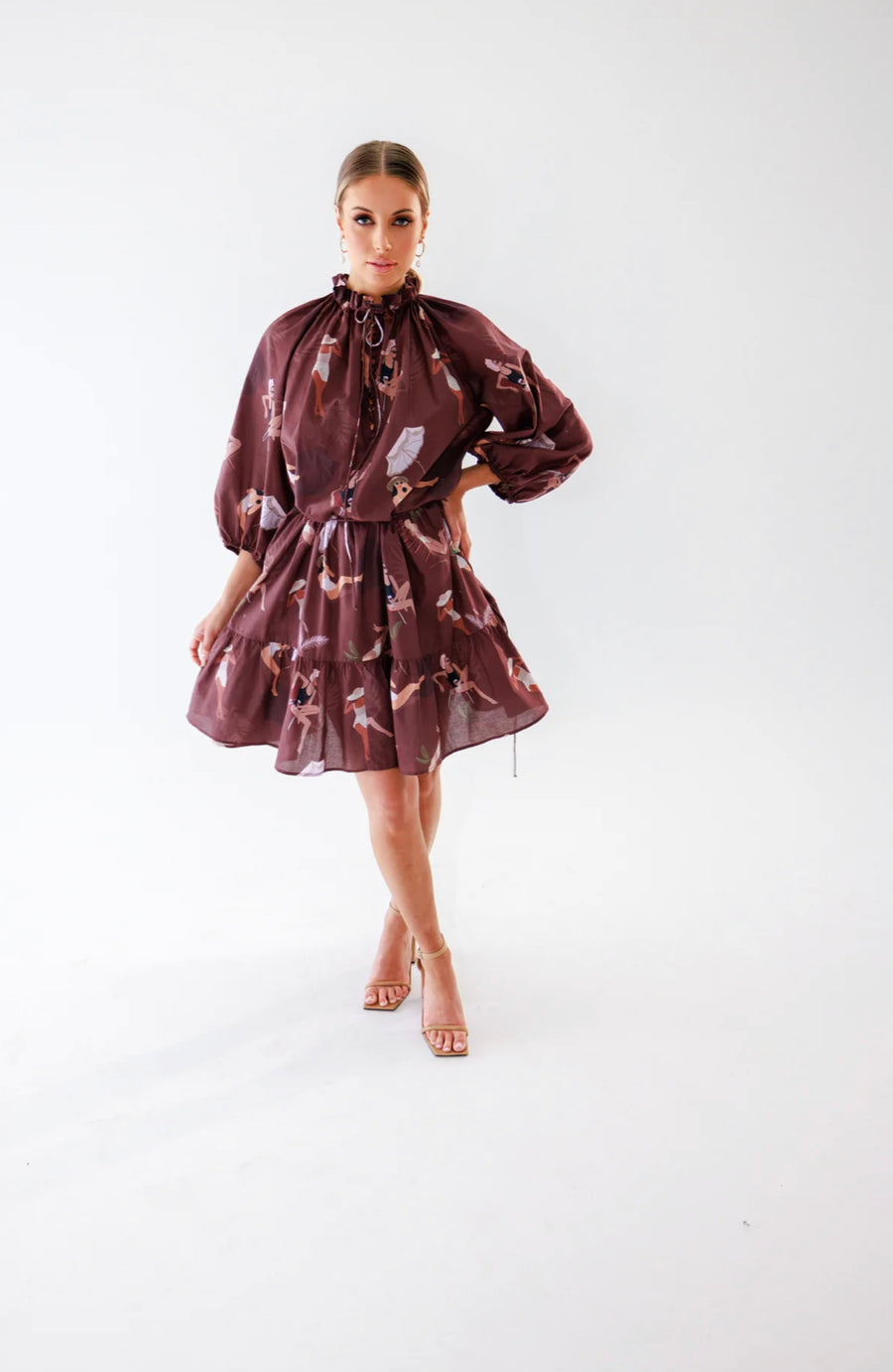 Ralf Studios Pebbly Dress Sunbaked Dusk FINAL SALE