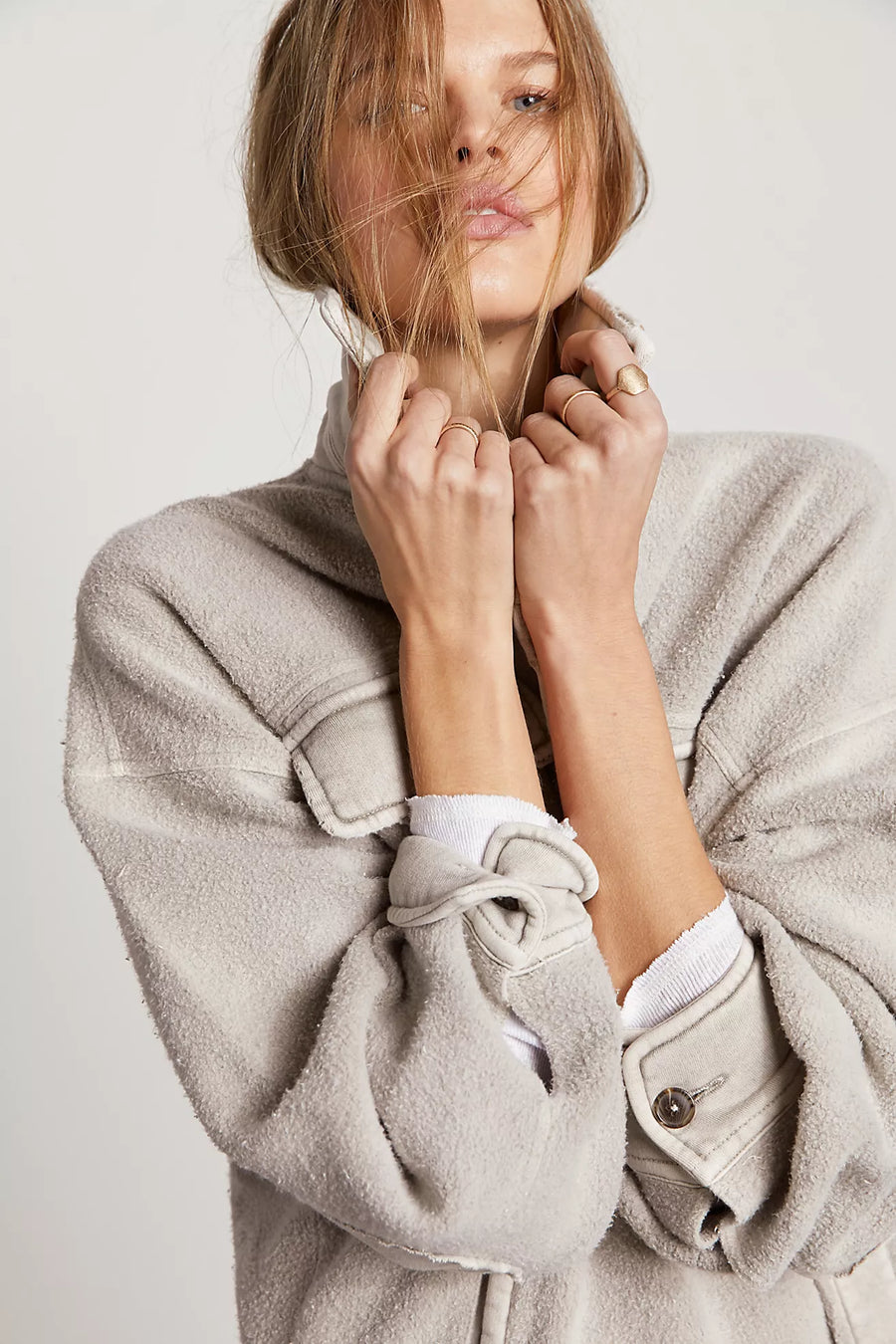 Free People Ruby Jacket stone