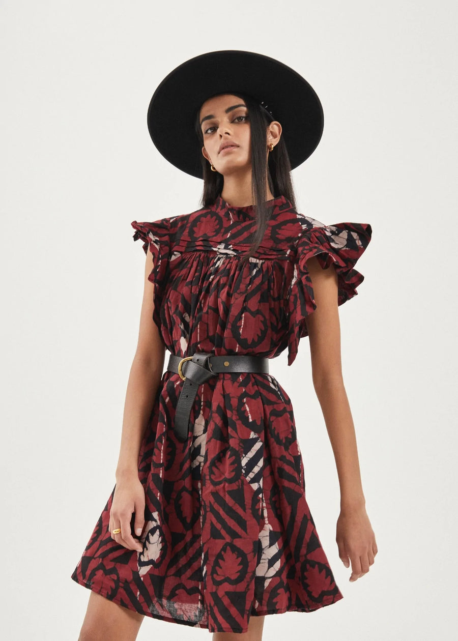 Kinga Csilla Danza Mini Dress - Red Multi