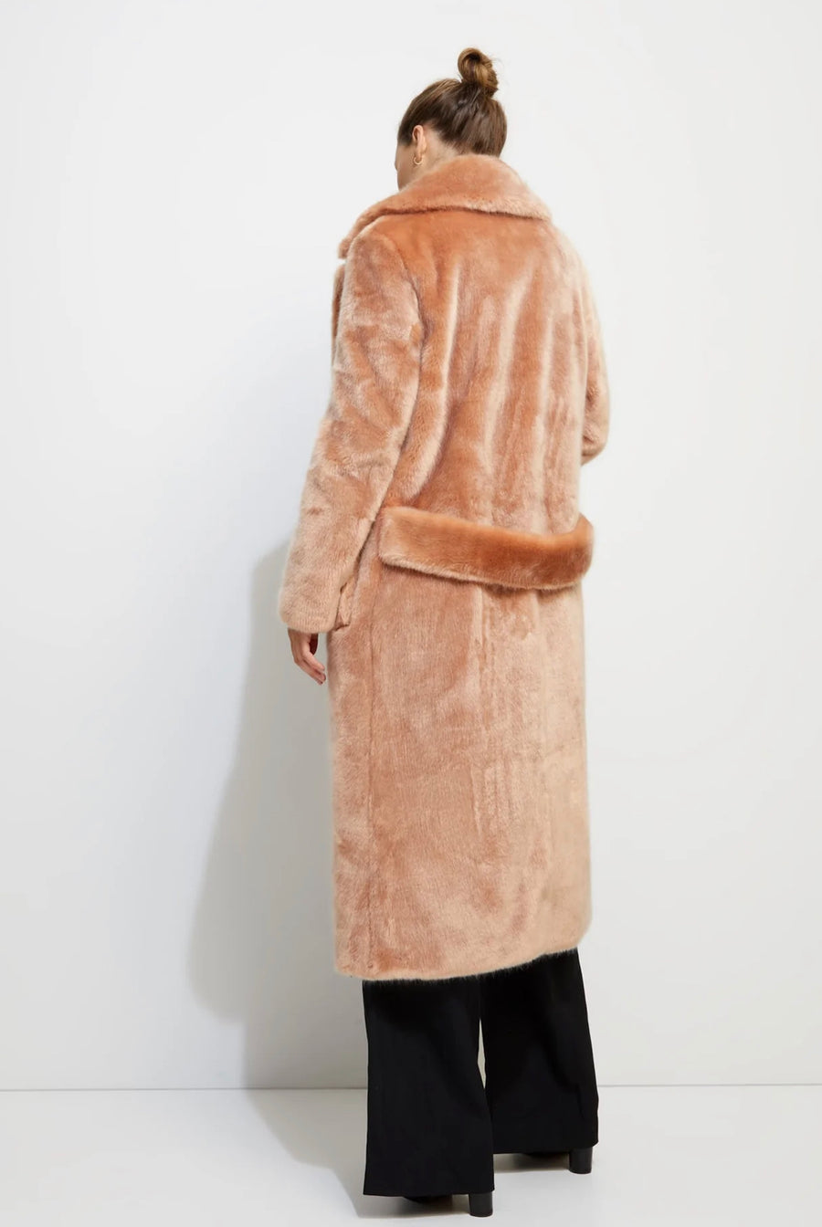 UNREAL FUR Long Mac Coat