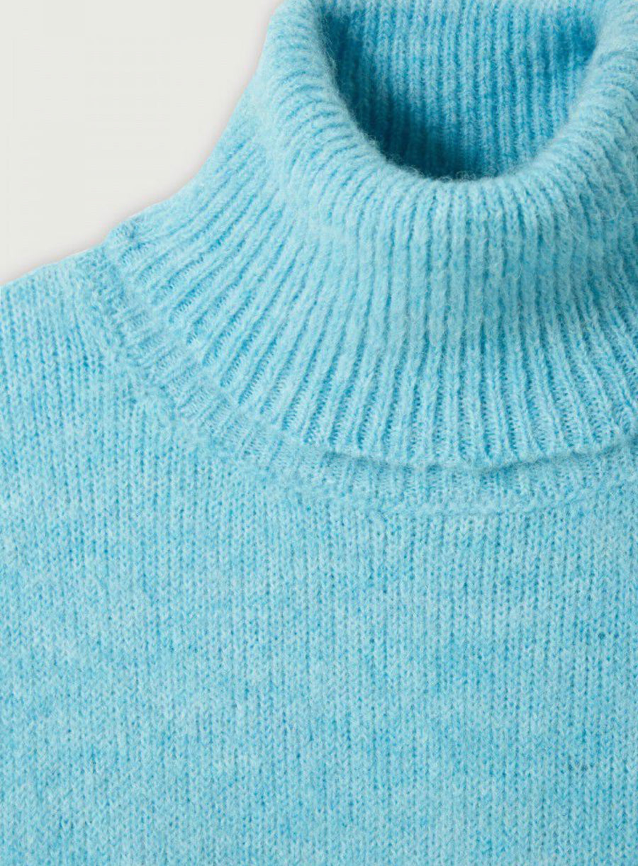 American Vintage East Turtleneck Jumper - River Melange