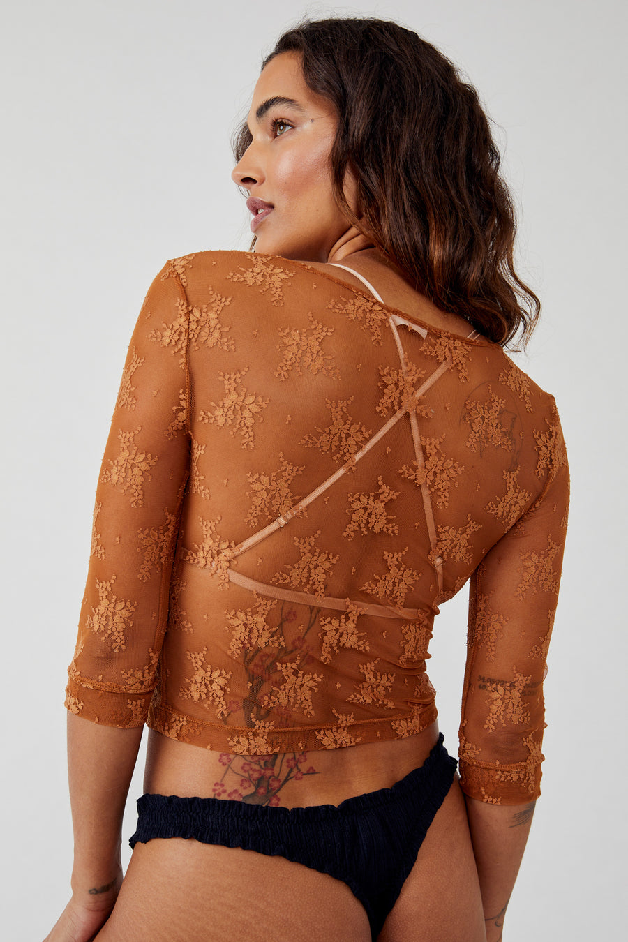Free People Lost In Lace - Bright Cider