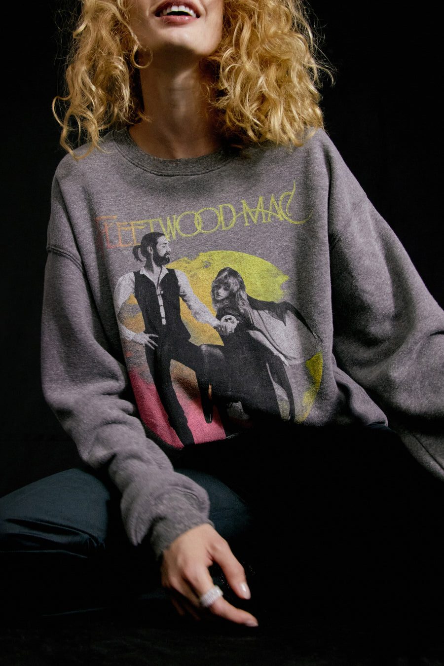 Daydreamer Fleetwood Mac Rumours BF Crew - Heather Grey