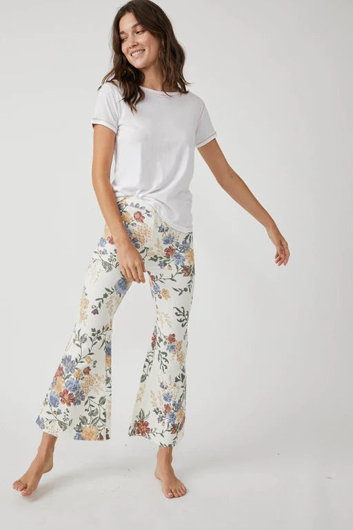Free People Youthquake Printed Crop - Ivory Combo FINAL SALE