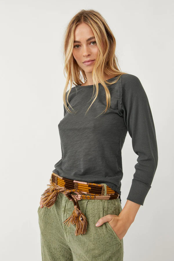 Free People Batter Up Tee