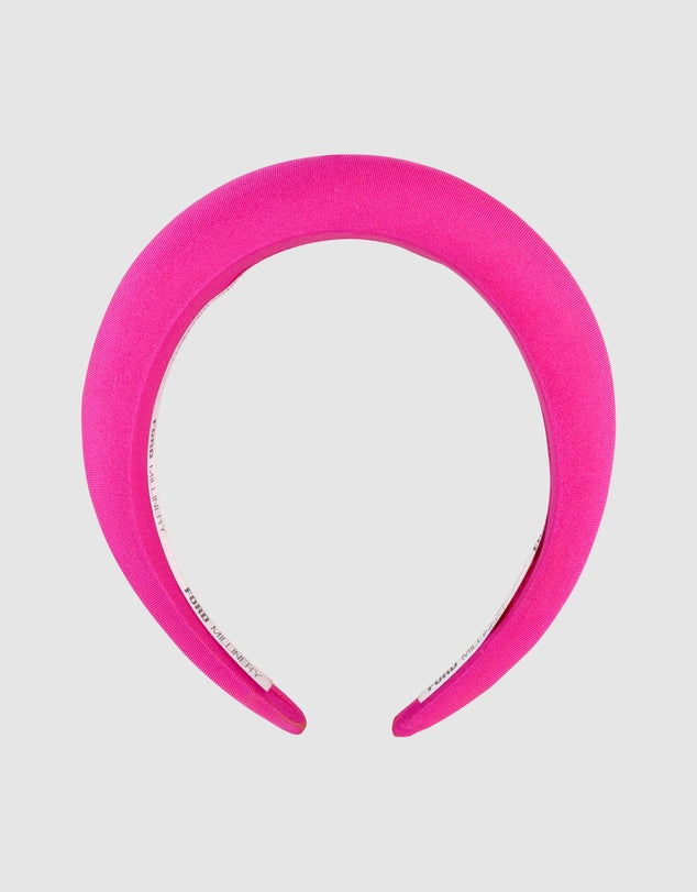 Ford Millinery Monica Foil Headband Hot Pink