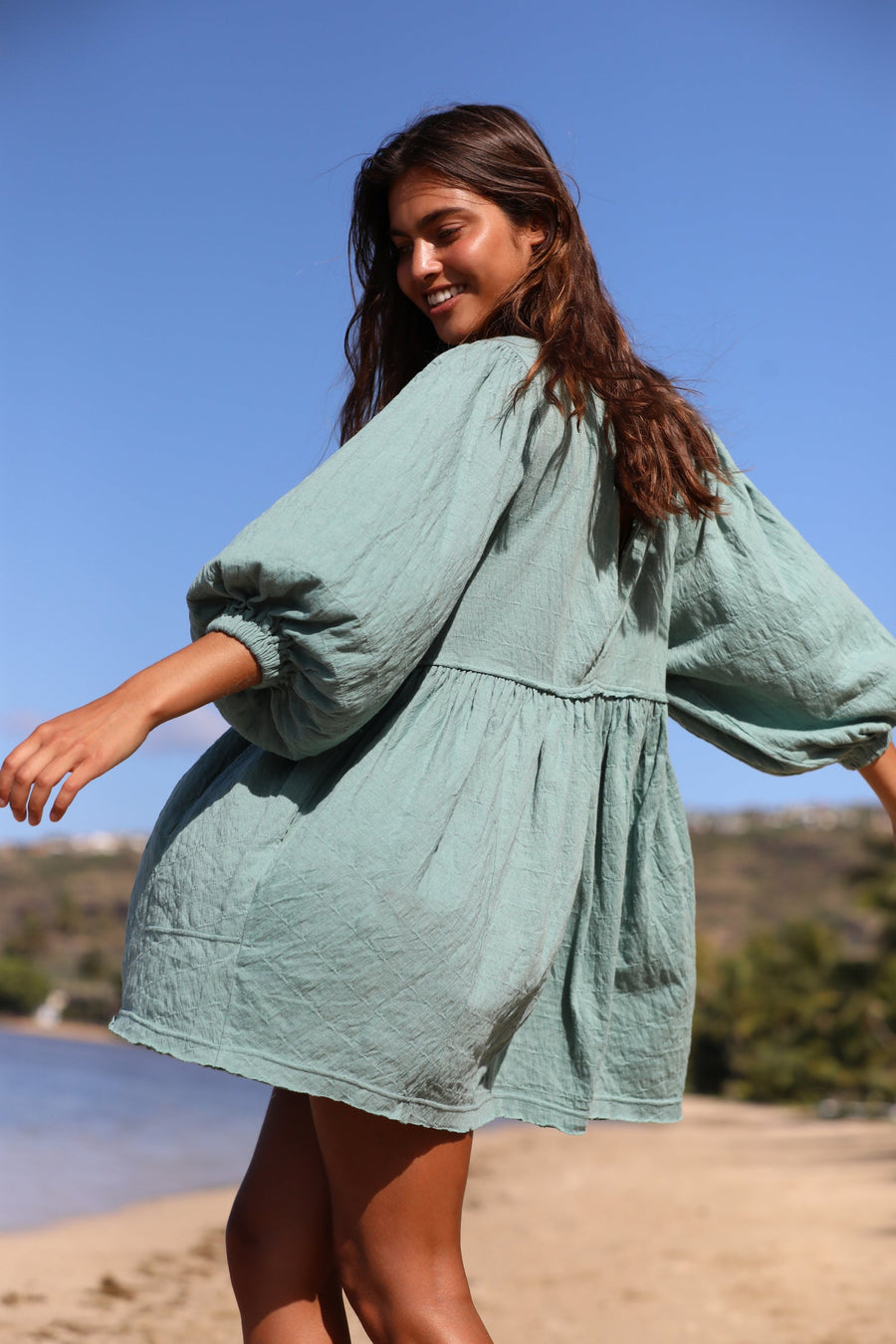 Free People Get Obsessed Babydoll Gentle Sea – Love Spell